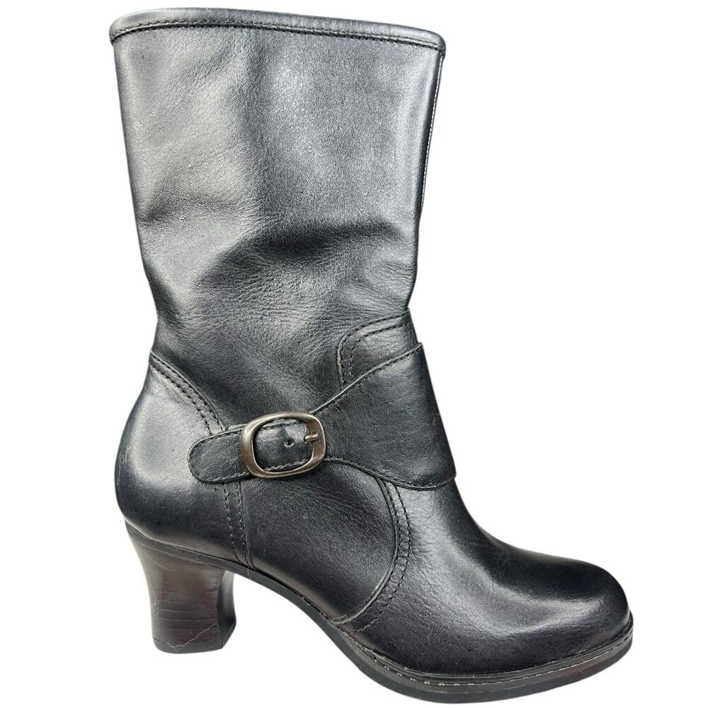 Matisse Women’s Black Side Zip Moto Ankle Boots Size US 6.5